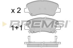 BREMS BP3470 - PASTIGLIE FRENO - BRAKE PADS