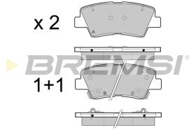 BREMS BP3471 - PASTIGLIE FRENO - BRAKE PADS