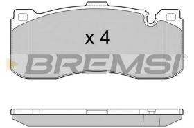 BREMS BP3472 - PASTIGLIE FRENO - BRAKE PADS