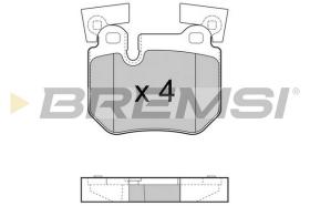 BREMS BP3473 - PASTIGLIE FRENO - BRAKE PADS