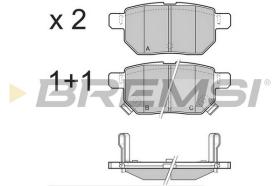 BREMS BP3485 - PASTIGLIE FRENO - BRAKE PADS