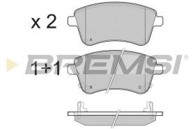 BREMS BP3486 - PASTIGLIE FRENO - BRAKE PADS