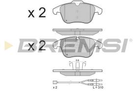 BREMS BP3487 - PASTIGLIE FRENO - BRAKE PADS