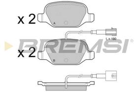 BREMS BP3489 - PASTIGLIE FRENO - BRAKE PADS