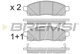 BREMS BP3501 - PASTIGLIE FRENO - BRAKE PADS