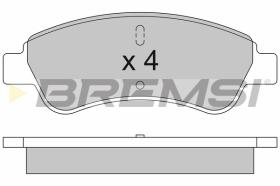 BREMS BP3504 - PASTIGLIE FRENO - BRAKE PADS