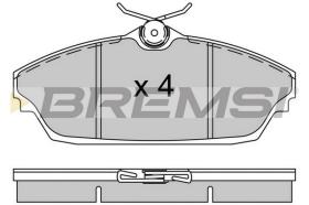 BREMS BP3505 - PASTIGLIE FRENO - BRAKE PADS