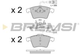 BREMS BP3508 - PASTIGLIE FRENO - BRAKE PADS