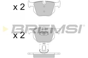 BREMS BP3509 - PASTIGLIE FRENO - BRAKE PADS