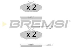 BREMS BP3510 - PASTIGLIE FRENO - BRAKE PADS