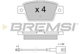 BREMS BP3511 - PASTIGLIE FRENO - BRAKE PADS