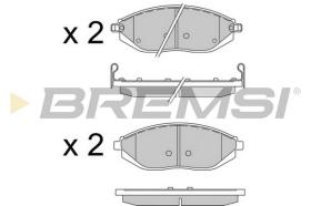 BREMS BP3513 - PASTIGLIE FRENO - BRAKE PADS