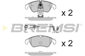 BREMS BP3515 - PASTIGLIE FRENO - BRAKE PADS