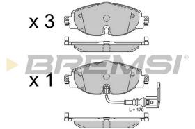 BREMS BP3516 - PASTIGLIE FRENO - BRAKE PADS