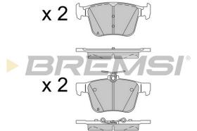 BREMS BP3517 - PASTIGLIE FRENO - BRAKE PADS