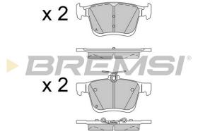 BREMS BP3518 - PASTIGLIE FRENO - BRAKE PADS