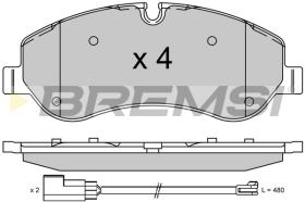 BREMS BP3525 - PASTIGLIE FRENO - BRAKE PADS