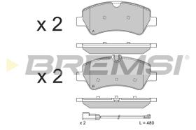 BREMS BP3526 - PASTIGLIE FRENO - BRAKE PADS