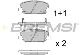 BREMS BP3530 - PASTIGLIE FRENO - BRAKE PADS