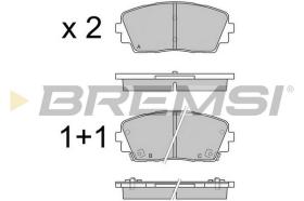 BREMS BP3532 - PASTIGLIE FRENO - BRAKE PADS