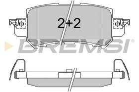 BREMS BP3536 - PASTIGLIE FRENO - BRAKE PADS