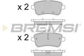 BREMS BP3538 - PASTIGLIE FRENO - BRAKE PADS