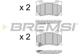 BREMS BP3540 - PASTIGLIE FRENO - BRAKE PADS