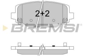 BREMS BP3544 - PASTIGLIE FRENO - BRAKE PADS