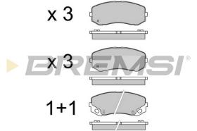 BREMS BP3551 - PASTIGLIE FRENO - BRAKE PADS