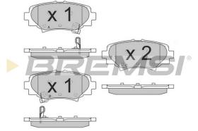 BREMS BP3557 - PASTIGLIE FRENO - BRAKE PADS