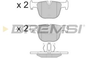 BREMS BP3558 - PASTIGLIE FRENO - BRAKE PADS