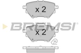 BREMS BP3561 - PASTIGLIE FRENO - BRAKE PADS