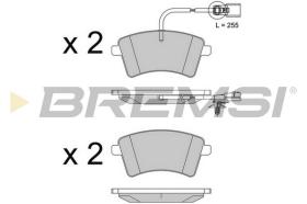 BREMS BP3562 - PASTIGLIE FRENO - BRAKE PADS