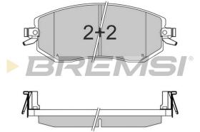 BREMS BP3570 - PASTIGLIE FRENO - BRAKE PADS