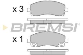 BREMS BP3582 - PASTIGLIE FRENO - BRAKE PADS