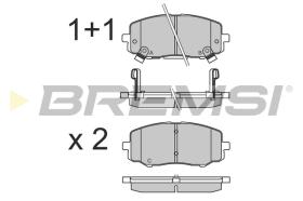 BREMS BP3583 - PASTIGLIE FRENO - BRAKE PADS