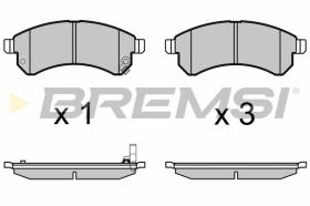 BREMS BP3584 - PASTIGLIE FRENO - BRAKE PADS