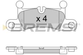 BREMS BP3585 - PASTIGLIE FRENO - BRAKE PADS