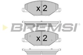 BREMS BP3591 - PASTIGLIE FRENO - BRAKE PADS