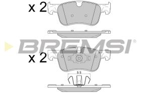 BREMS BP3597 - PASTIGLIE FRENO - BRAKE PADS