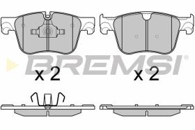 BREMS BP3598 - PASTIGLIE FRENO - BRAKE PADS