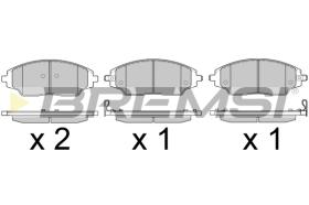 BREMS BP3599 - PASTIGLIE FRENO - BRAKE PADS