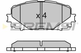 BREMS BP3600 - PASTIGLIE FRENO - BRAKE PADS