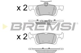 BREMS BP3602 - PASTIGLIE FRENO - BRAKE PADS