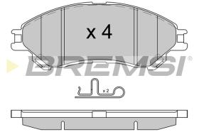 BREMS BP3603 - PASTIGLIE FRENO - BRAKE PADS