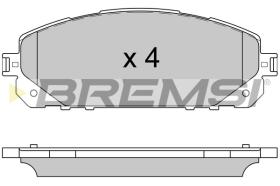 BREMS BP3605 - PASTIGLIE FRENO - BRAKE PADS