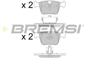 BREMS BP3610 - PASTIGLIE FRENO - BRAKE PADS