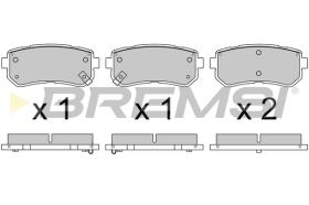 BREMS BP3614 - PASTIGLIE FRENO - BRAKE PADS