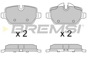 BREMS BP3616 - PASTIGLIE FRENO - BRAKE PADS