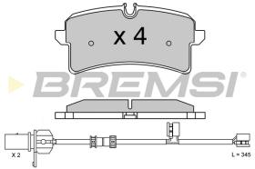 BREMS BP3624 - PASTIGLIE FRENO - BRAKE PADS